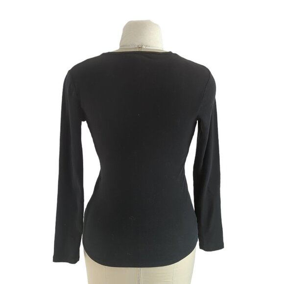 Lauren Ralph Lauren Long Sleeve Monogram Tee - Picture 3 of 5